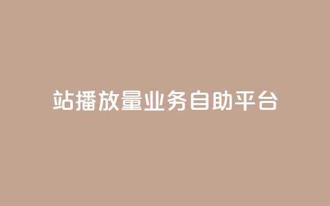 b站播放量业务自助平台 - 回森免费涨粉丝平台 第1张