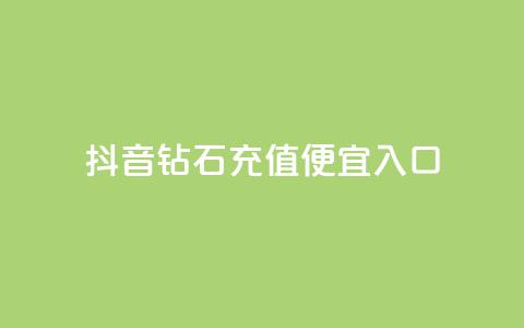 抖音钻石充值便宜入口,dy24小时下单平台粉丝 - 拼多多现金助力群免费群 拼多多新用户助力神器免费 第1张