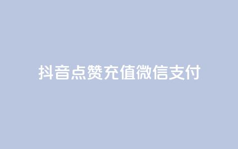 抖音点赞充值微信支付 - 抖音点赞充值支持微信支付全攻略。 第1张