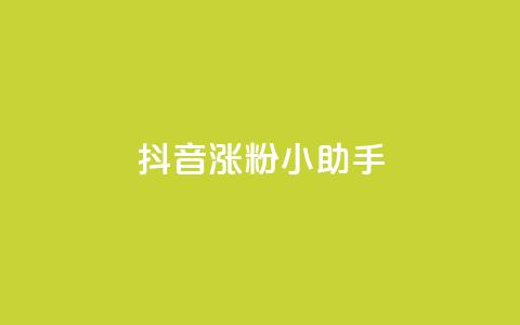 抖音涨粉小助手app - 提升抖音粉丝的小助手应用：让你的抖音账号迅速涨粉！! 第1张