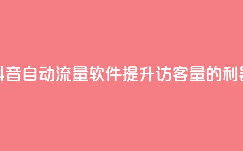 抖音自动流量软件：提升访客量的利器 第1张