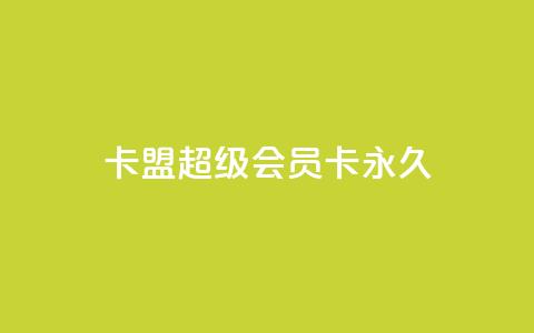 卡盟超级会员卡永久,彩虹云自助下单商城 - 快手一元10000播放量软件 快手抖音24小时业务秒单 第1张