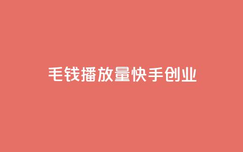 1毛钱10000播放量快手创业 - 如何用1毛钱实现10000快手播放量，新手创业必看！~ 第1张