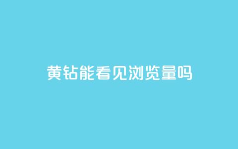 qq黄钻能看见浏览量吗,全网最低刷qq永久普通黄钻 - 拼多多砍价黑科技软件 拼多多助力600元福卡之后是什么 第1张