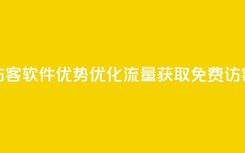 qq免费1000免费访客软件优势(优化流量获取：QQ免费1000访客软件分析) 第1张