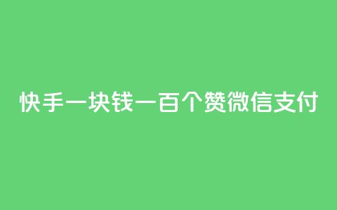 快手一块钱一百个赞微信支付,云小店24小时自助下单 - 拼多多助力一元十刀怎么弄 拼多多怎么接推广 第1张