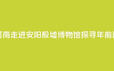 【何以中国 行走河南】走进安阳殷墟博物馆 探寻3300年前商代生活中的“美” 第1张