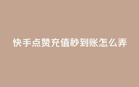 快手点赞充值秒到账怎么弄,粉丝业务平台代理 - 九梦百货商城自助下单 在线刷qq空间访客数量 第1张