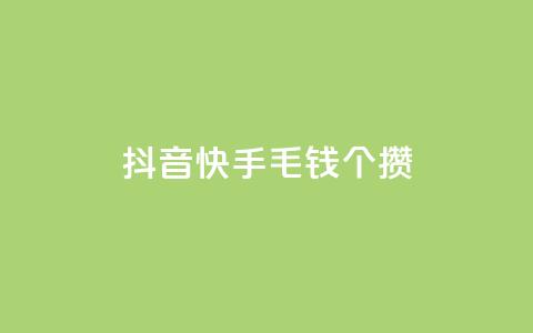 抖音快手1毛钱1000个攒,自助下单24小时平台 - 抖音粉丝增加 点赞自助平台有哪些 第1张