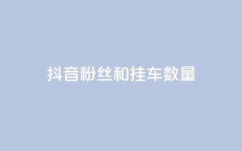 抖音粉丝和挂车数量,qq会员业务网站 - qq空间访客购买 快手免费解封 第1张