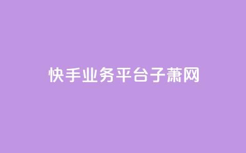 快手业务平台子萧网 - 空间访问量50000免费 第1张