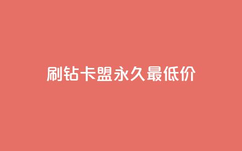 qq刷钻卡盟永久最低价 - 永久最低价：qq刷钻卡盟超实惠~ 第1张