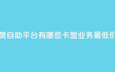 快手点赞自助平台有哪些 - 卡盟qq业务最低价 第1张