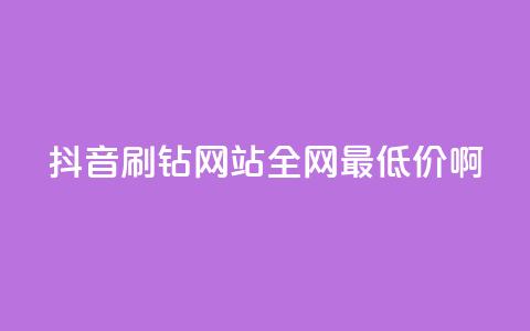 抖音刷钻网站全网最低价啊,刷会员最稳定的卡盟 - 自助下单24小时平台 dy秒刷 第1张