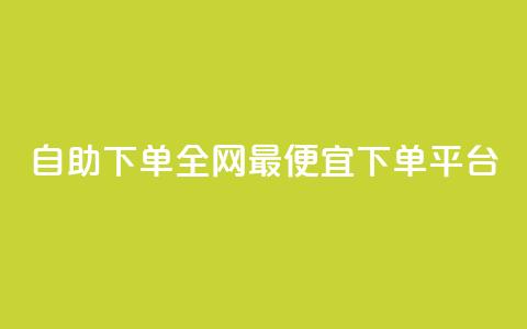 自助下单全网最便宜下单平台,qq免费vip领取 - ks点赞网 快手业务卡密 第1张