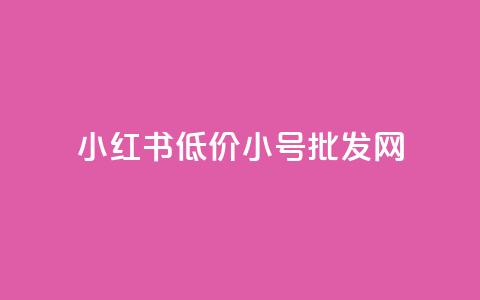 小红书低价小号批发网,1K点赞快手 - 拼多多24小时助力网站 拼多多助力是一天一更新吗 第1张