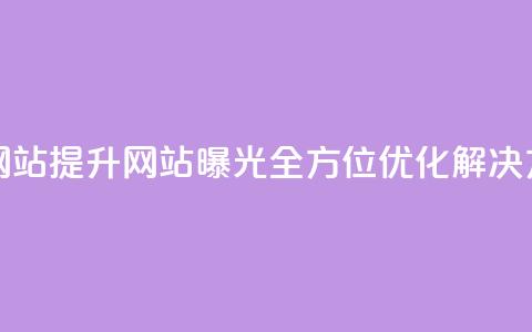 ks推广自助网站(提升网站曝光：全方位优化解决方案) 第1张