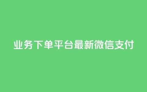 KS业务下单平台最新微信支付,24小时抖音业务低价 - 代刷抖音1元10万粉可靠吗 业务自助下单网站官网 第1张