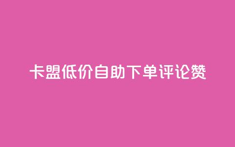 卡盟低价自助下单评论赞,24小时秒单业务平台免费 - 低价刷一万qq空间访客量 快手热门网站免费 第1张