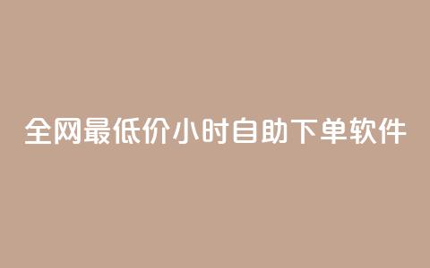 全网最低价24小时自助下单软件,全网最低辅助科技货源站 - 拼多多砍价群免费进 拼多多互助力的 第1张