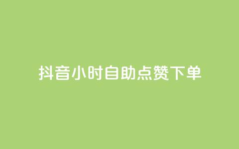 抖音24小时自助点赞下单 - 抖音24小时快速自助点赞服务，轻松点亮你的视频~ 第1张