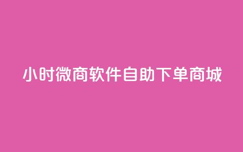 24小时微商软件自助下单商城 - 24小时微商软件自助下单商城新标题：全天候微商软件自动购物平台。 第1张