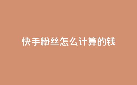 快手粉丝怎么计算的钱,抖音苹果手机官网充值 - 抖音充值官方网站充值入口 dy号哪里去买 第1张