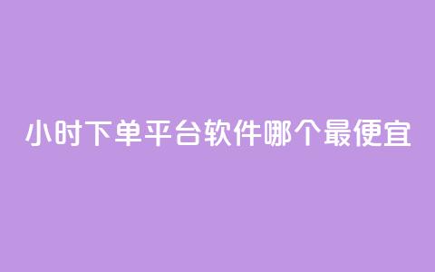 24小时下单平台软件哪个最便宜,快手最便宜播放量和点赞 - qq业务名片 807卡盟网 第1张