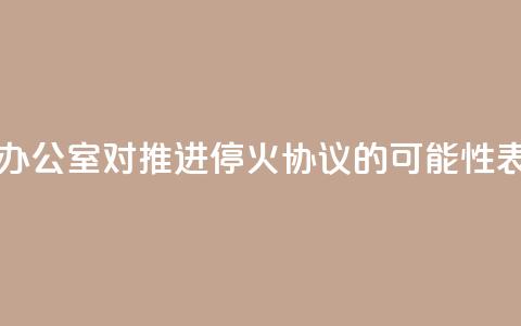 以色列总理办公室：对推进停火协议的可能性表示“谨慎乐观” 第1张