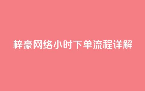 梓豪网络24小时下单流程详解,拼多多700元助力需要多少人 - 拼多多刷刀软件 怎么看拼多多拉了多少人 第1张