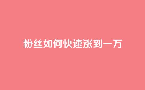 粉丝如何快速涨到一万,1分钟3000赞 - 拼多多在线刷助力网站 pdd现金大转盘助力网站免费 第1张