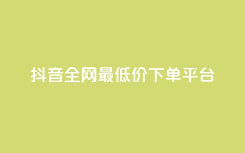 抖音全网最低价下单平台,卡密出售网站 - 粉丝和关注的区别 51卡盟平台 第1张