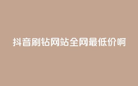 抖音刷钻网站全网最低价啊,抖音1块钱20个赞 - 快手免费热门助手 哔哩哔哩业务平台网站服务 第1张