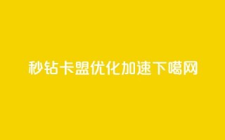 秒钻卡盟：SEO优化加速