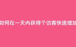 qq低价刷访客一天一万 - 如何在一天内获得10000个访客？qq快速增加网站流量攻略!