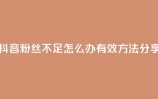 抖音粉丝不足500怎么办？有效方法分享