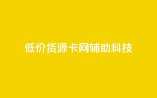 低价货源卡网辅助科技 - 低价货源卡网辅助科技精选推荐!