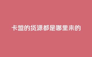 卡盟的货源都是哪里来的,qq怎么买空间访客 - 网红助手点赞app - qq音乐人粉丝 下单 全网最低