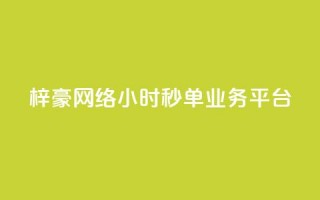 梓豪网络24小时秒单业务平台,全网自动下单平台 - qq业务全网24小时自助下单2024 - 抖音免费业务2024最新消息