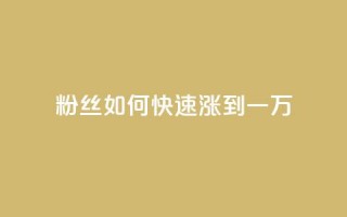 粉丝如何快速涨到一万,qq业务网qq空间人气QQ - 抖音刷转发量 - qq每天领取免费赞