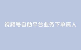 视频号自助平台业务下单真人,快手粉丝一元1000个活粉 - qq说说业务网 - qq卡无限超级会员