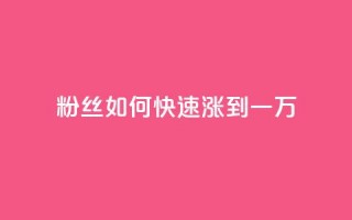 粉丝如何快速涨到一万,卡盟平台自助下单低价 - 快手点赞24小时接单 - 全网辅助最全提卡最低的卡盟