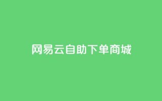 网易云24h自助下单商城,免费领取10000快手播放量 - qq业务代理平台 - 抖音获取10000赞