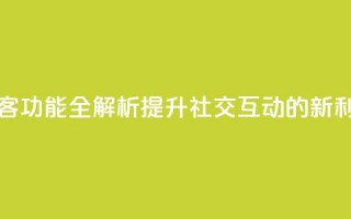 QQ访客功能全解析，提升社交互动的新利器