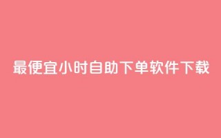 最便宜24小时自助下单软件下载,快手低价业务网 - 拼多多的软件 - 自助下单最专业的平台