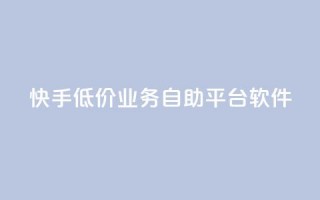 快手低价业务自助平台软件 - qq主页点赞怎么能上十万