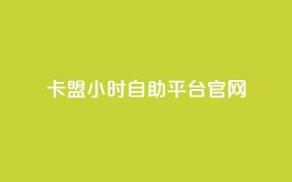 卡盟24小时自助平台官网 - 卡盟自助平台全天候服务网站全新上线~