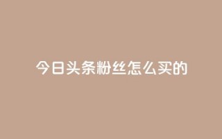 今日头条粉丝怎么买的,全网最便宜qq24小时自助下单平台 - 免费领取qq说说赞自助平台 - qq高质量小号自助下单