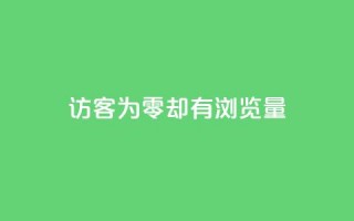 qq访客为零却有浏览量 - 如何解决QQ访客为零却拥有高浏览量的困惑!