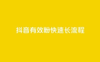 抖音500有效粉快速长流程 - 如何快速增加抖音账号500名真实粉丝？！